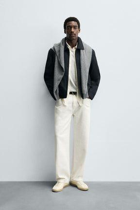 CROPPED FIT COTTON JACKET - Image 1