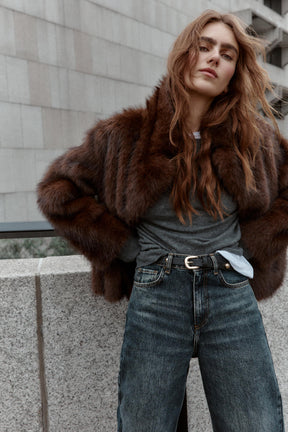 WENDBARE KUNSTPEDELJACKE