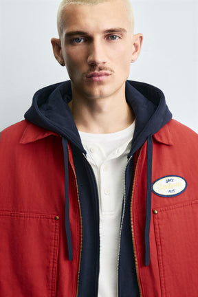 BOXY FIT EMBROIDERED JACKET - Image 5