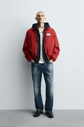 BOXY FIT EMBROIDERED JACKET - Image 1