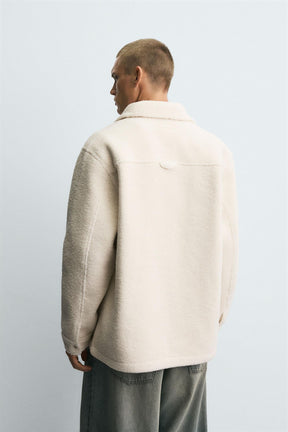 Sherpa-Taschen-Overshirt 