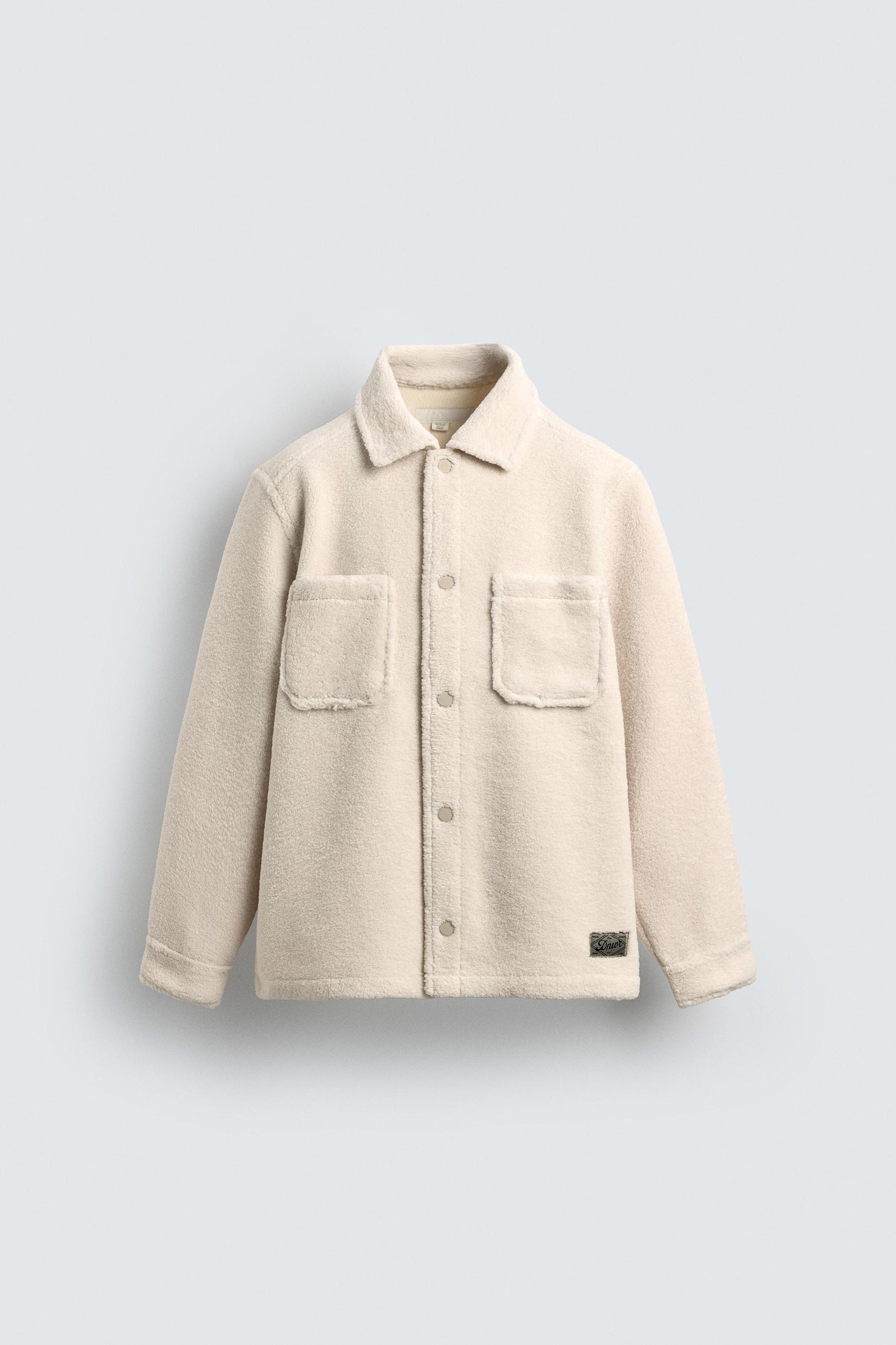 FAUX SHEARLING OVERSHIRT WITH POCKETS - Image 7