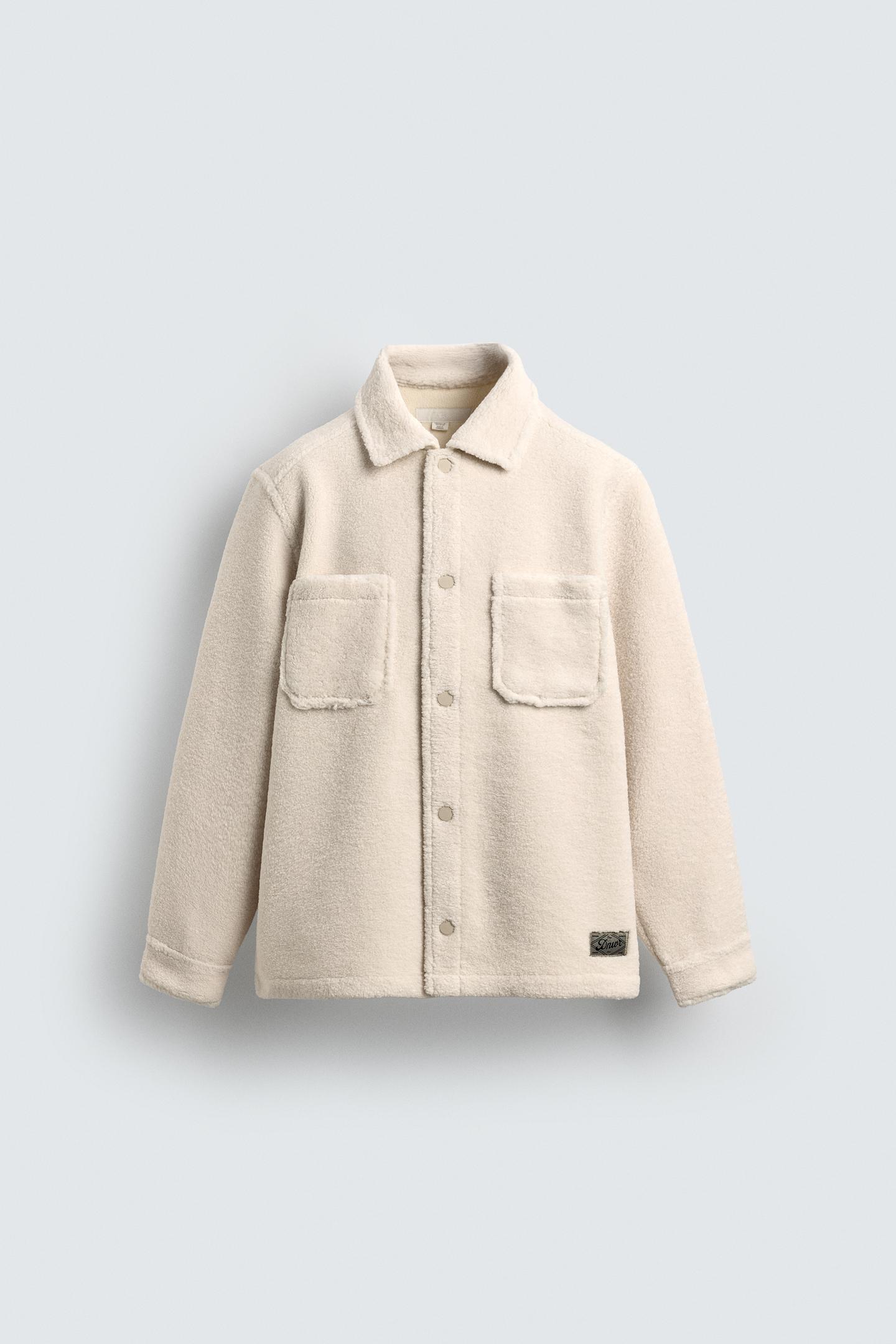 Sherpa-Taschen-Overshirt 