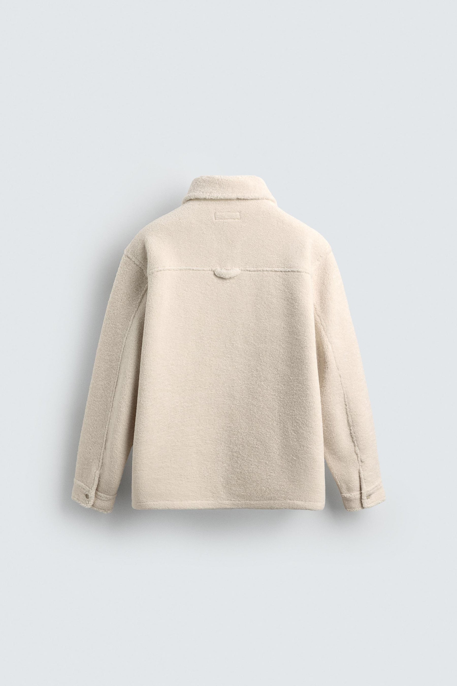 FAUX SHEARLING OVERSHIRT WITH POCKETS - Image 8