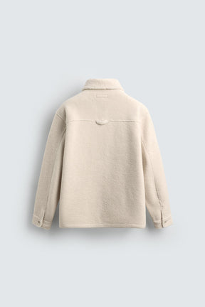 FAUX SHEARLING OVERSHIRT WITH POCKETS - Image 8