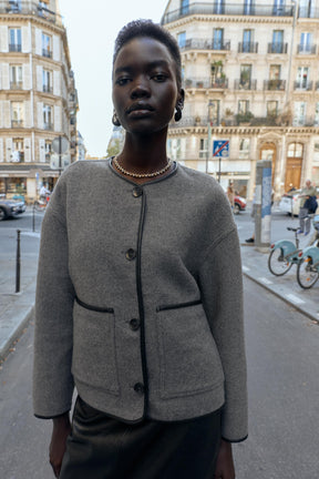 WENDBARE KUNSTLEDERJACKE