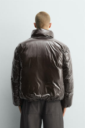 SHINY PUFFER JACKET - Image 3