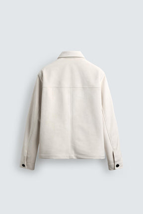 FAUX SUEDE OVERSHIRT - Image 6