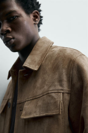 FAUX SUEDE OVERSHIRT - Image 6