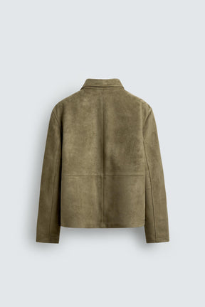 Faux Suede Jacket