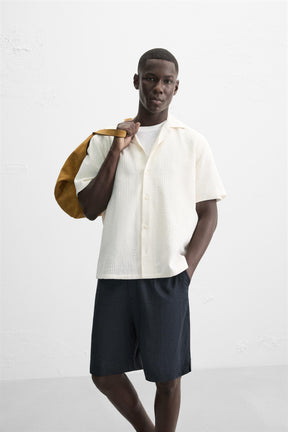 RELAXED FIT JACQUARD SHIRT - Image 6