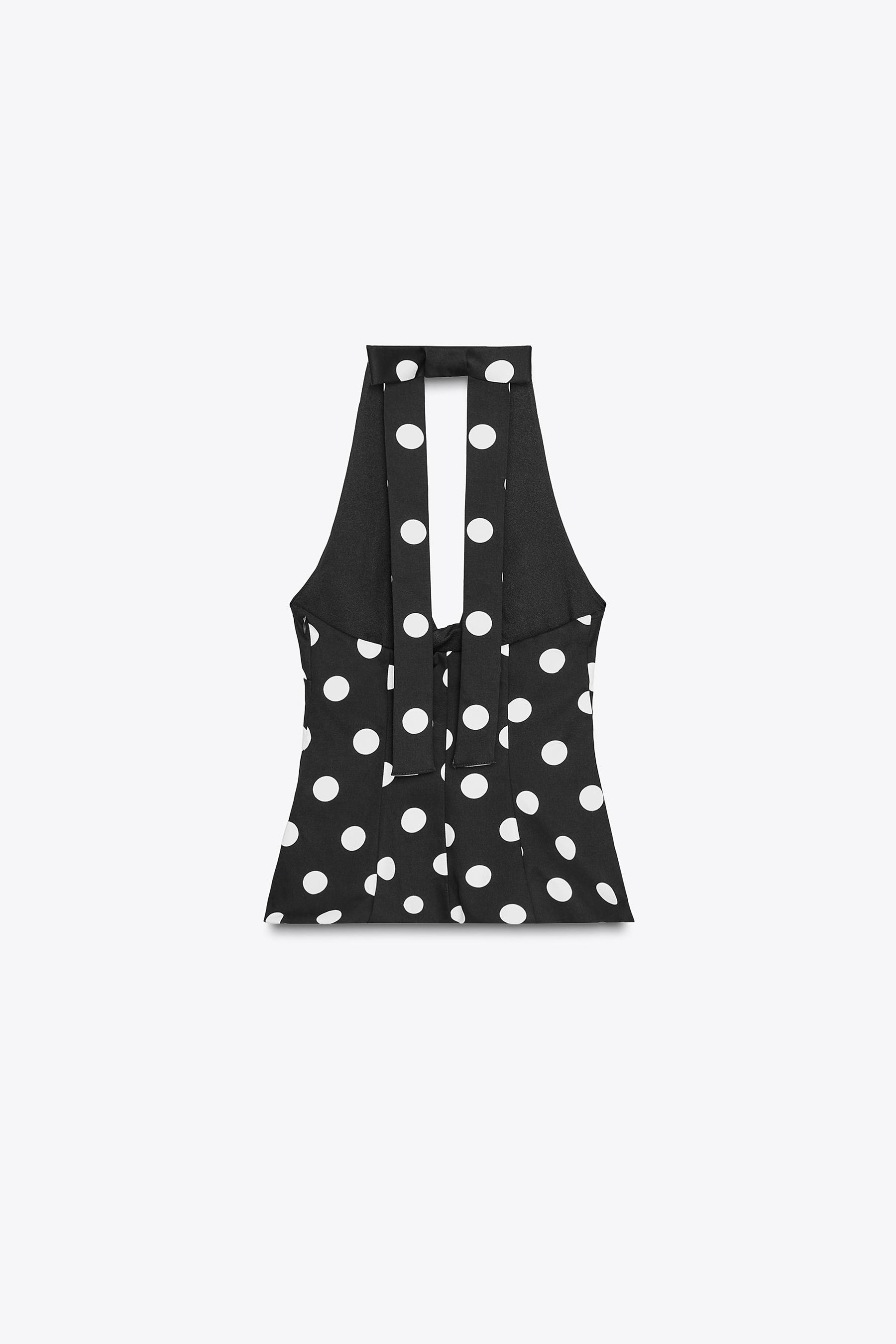 Polka Dot Neckholder-Top