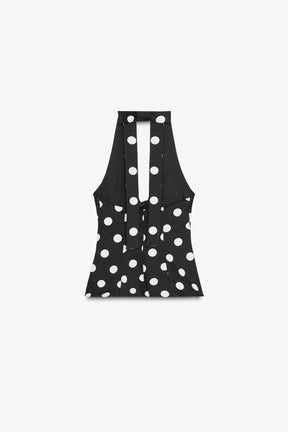 Polka Dot Neckholder-Top