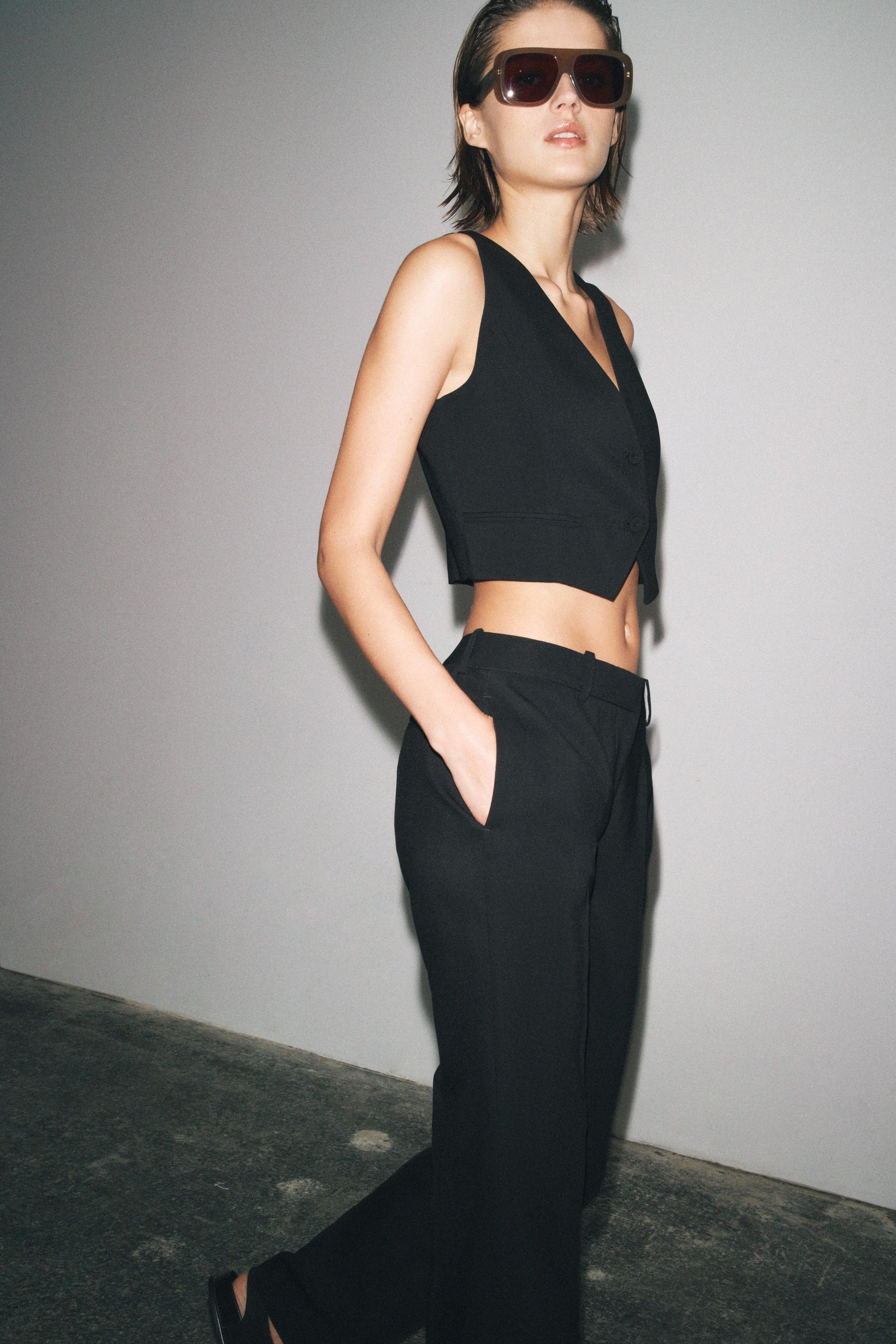 Hose mit geradem Bein