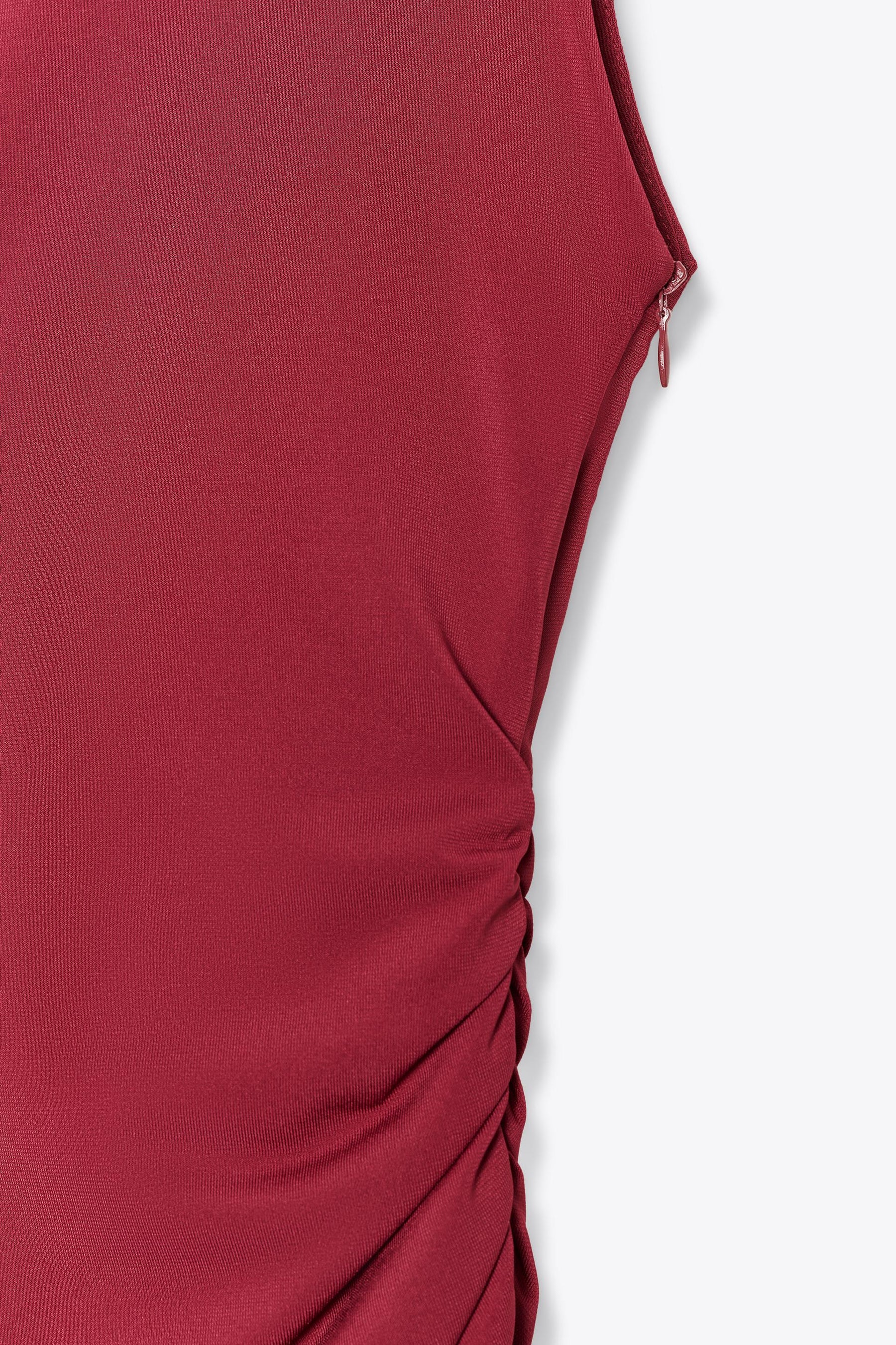 LONG GATHERED DRESS - Image 7