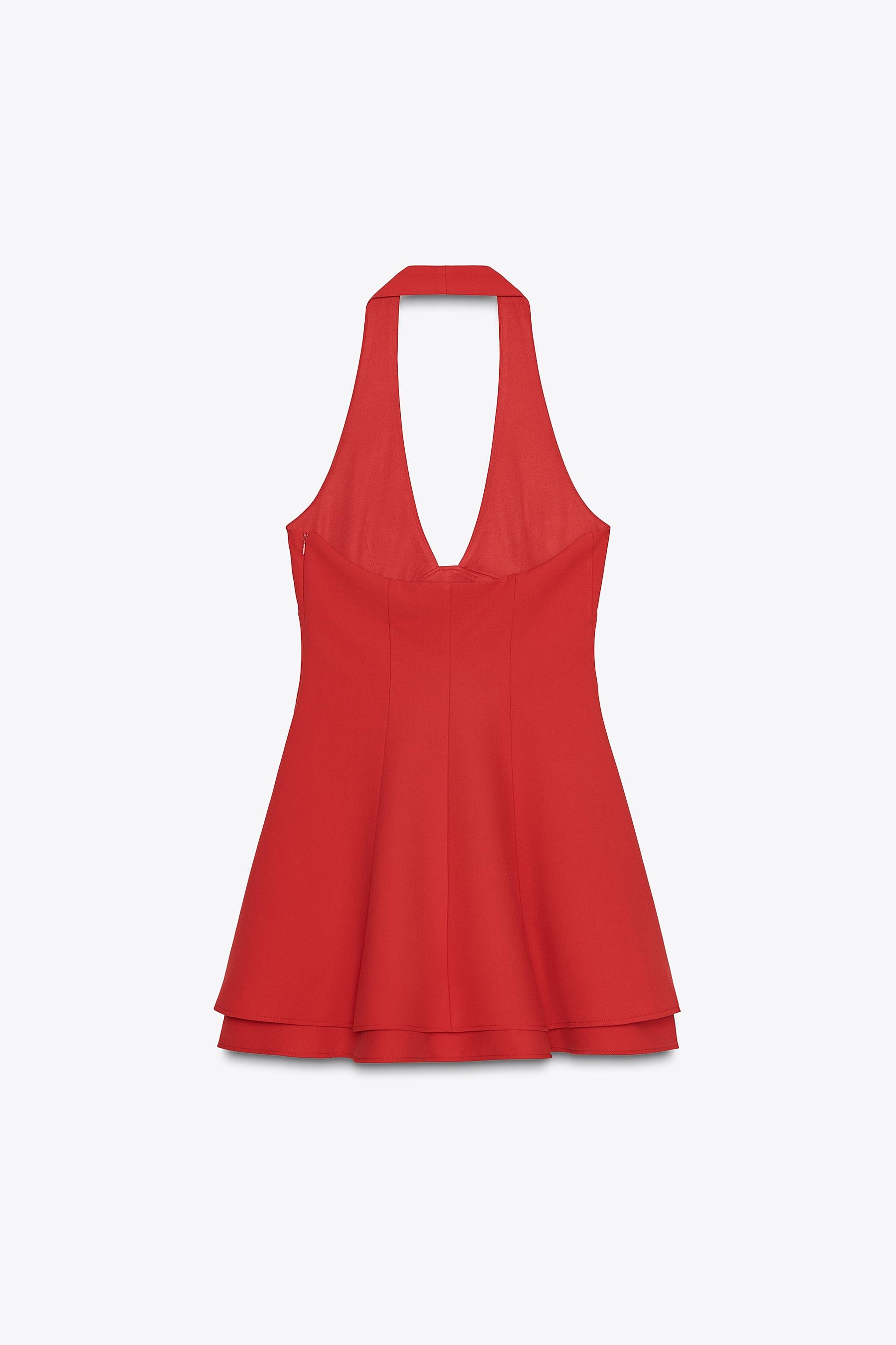 Zweilagiges Neckholderkleid