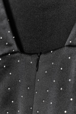 RHINESTONE SATIN MINI DRESS - Image 7