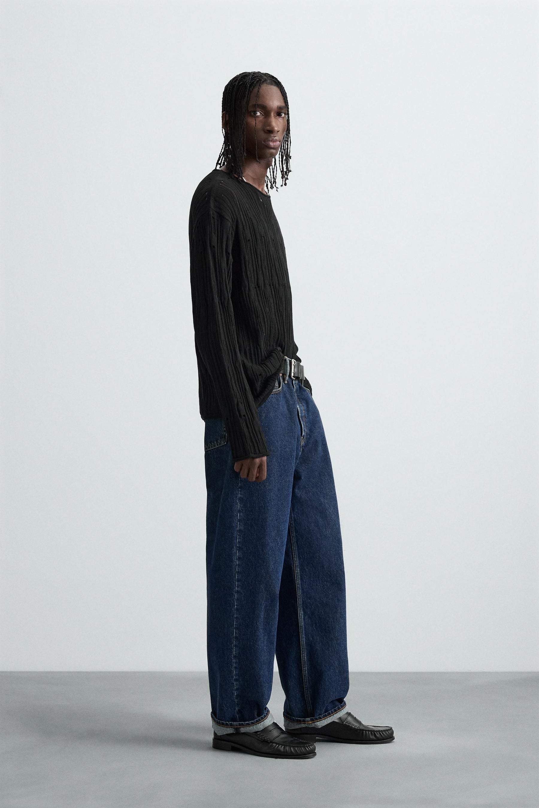 DECONSTRUCTED TEXTURED SWEATER - Image 4