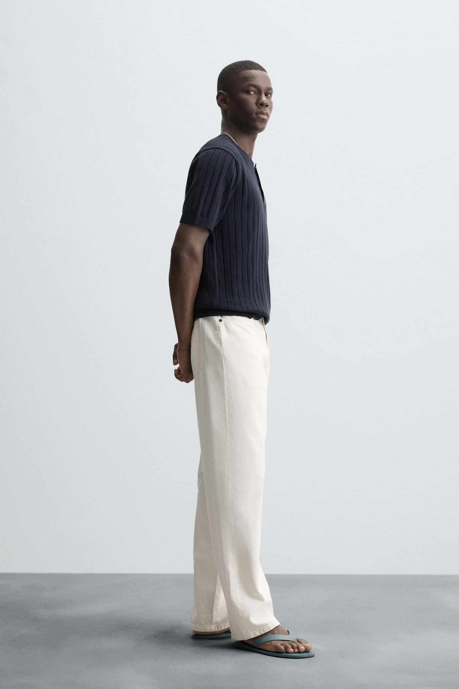 BAKER NECK KNITTED T-SHIRT - Image 4