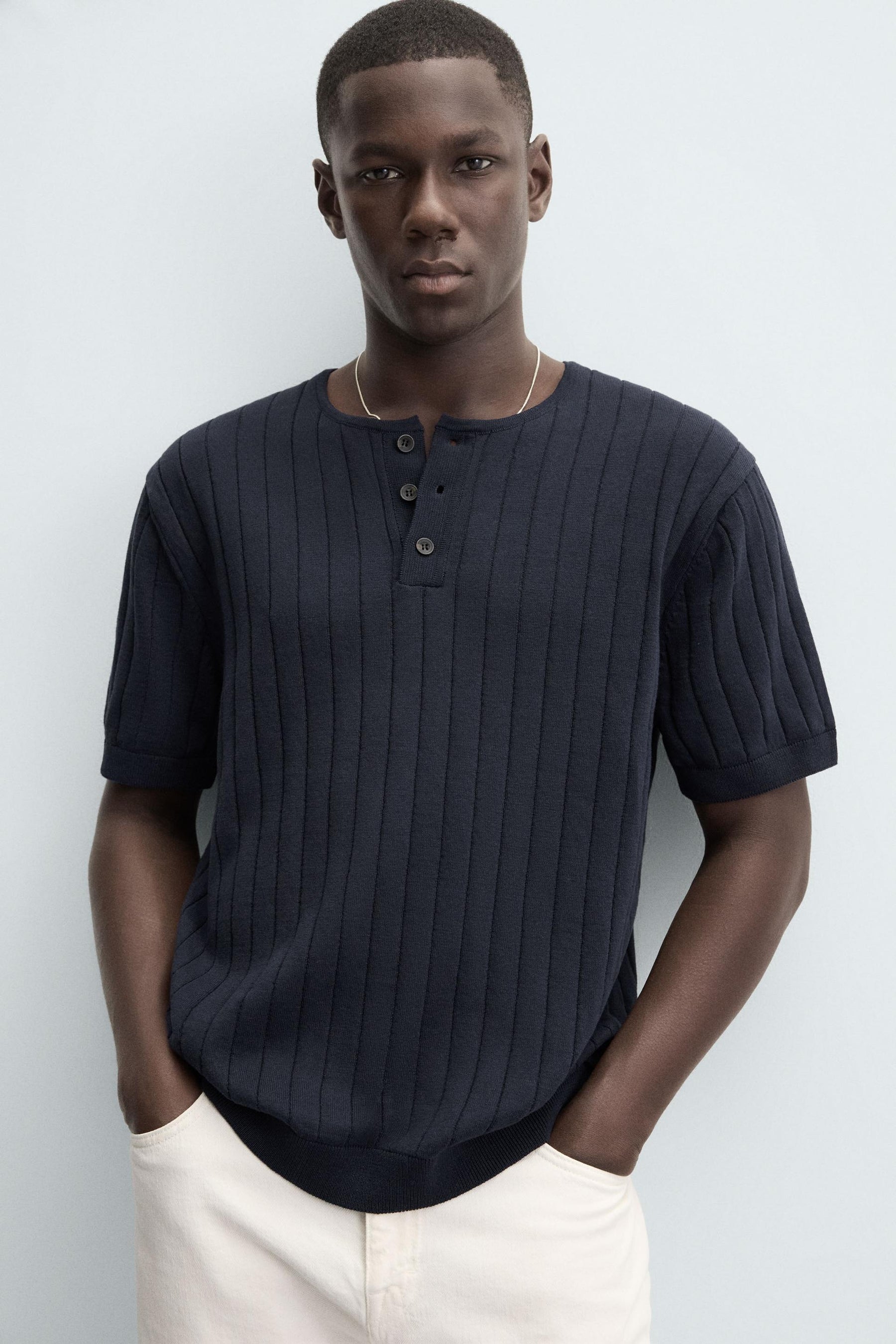 BAKER NECK KNITTED T-SHIRT - Image 6