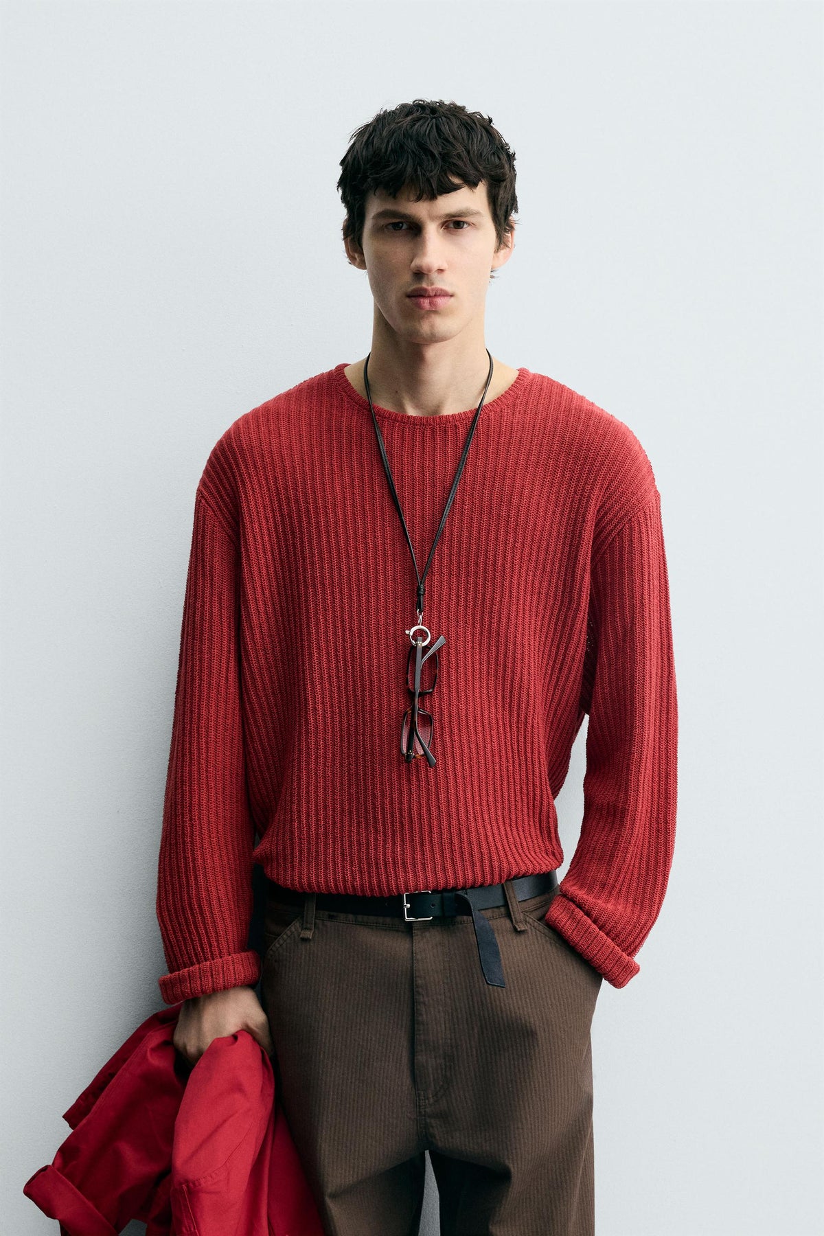 TEXTURED KNIT SWEATER - Image 2