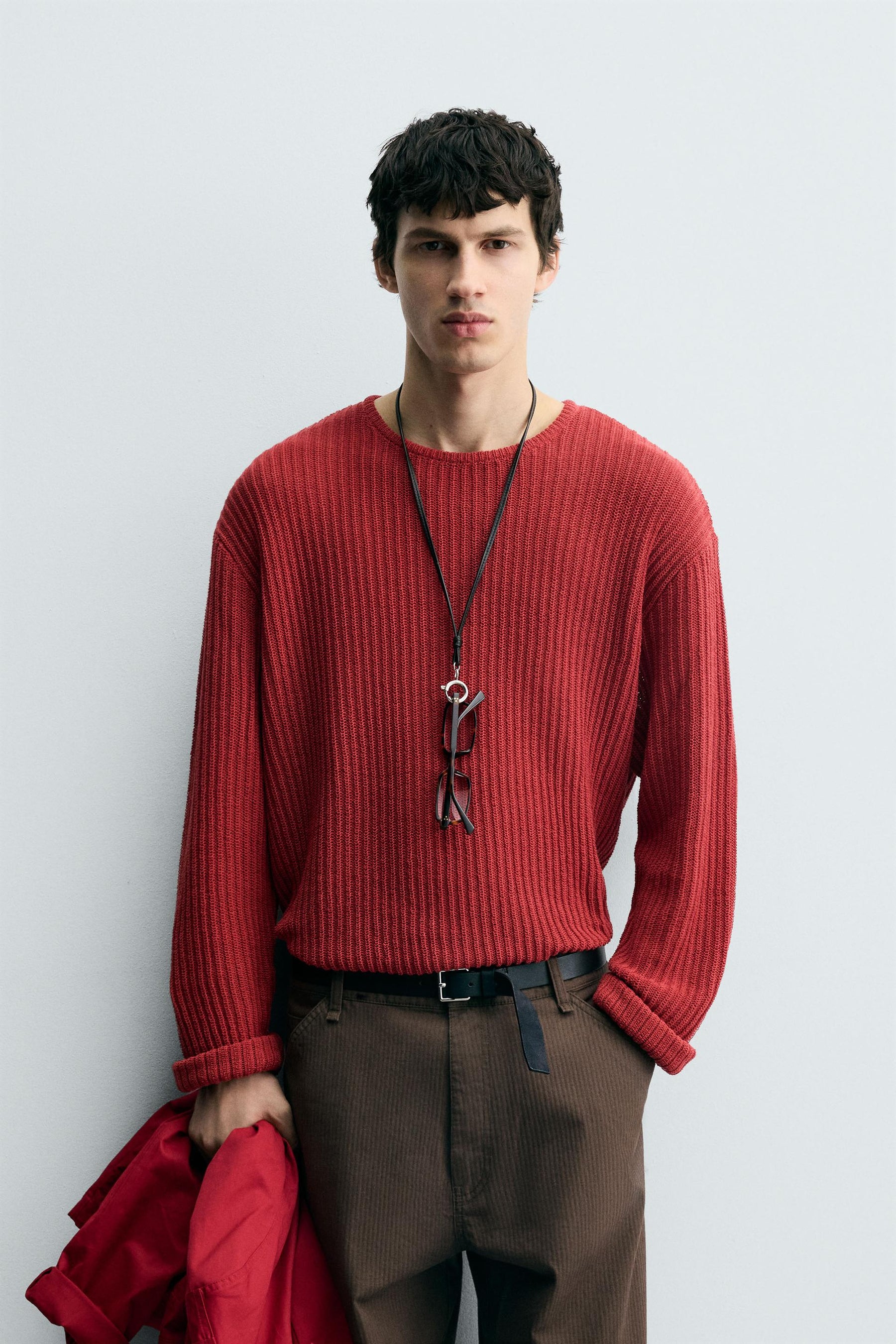 TEXTURED KNIT SWEATER - Image 2