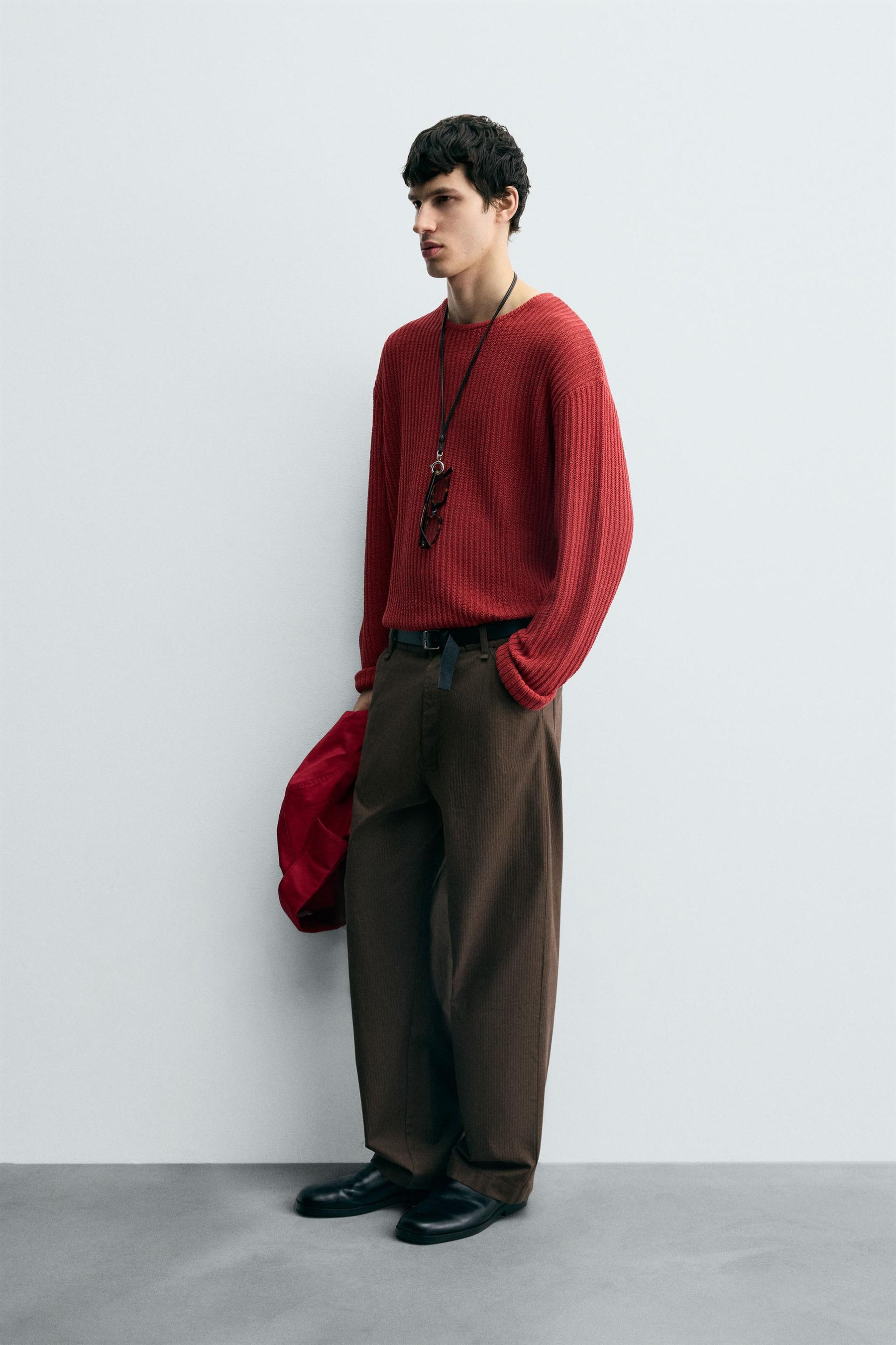 TEXTURED KNIT SWEATER - Image 4