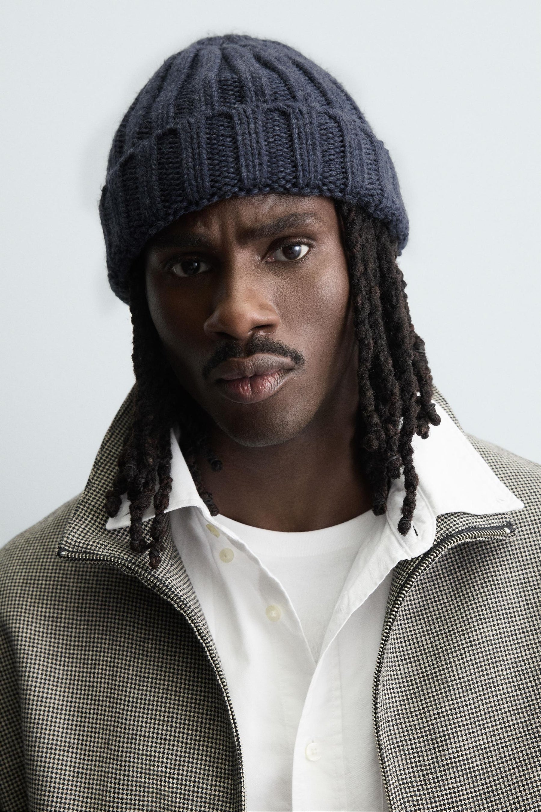RIBBED BEANIE - Image 1