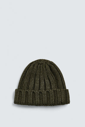 RIBBED KNIT BEANIE - Image 3