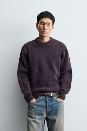 Kastenförmiger Strickpullover