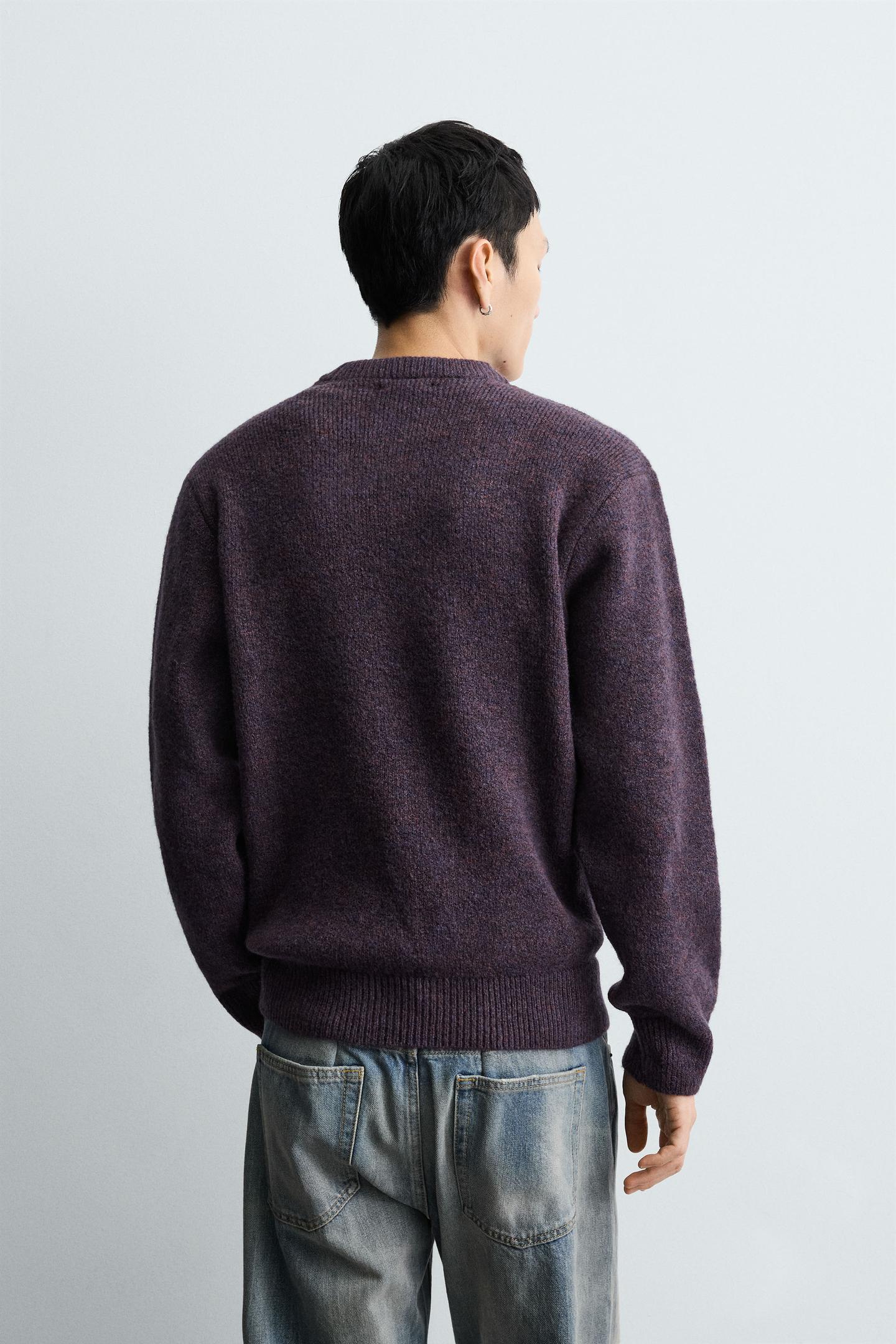 Kastenförmiger Strickpullover