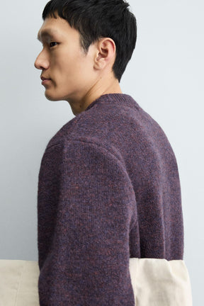 Kastenförmiger Strickpullover