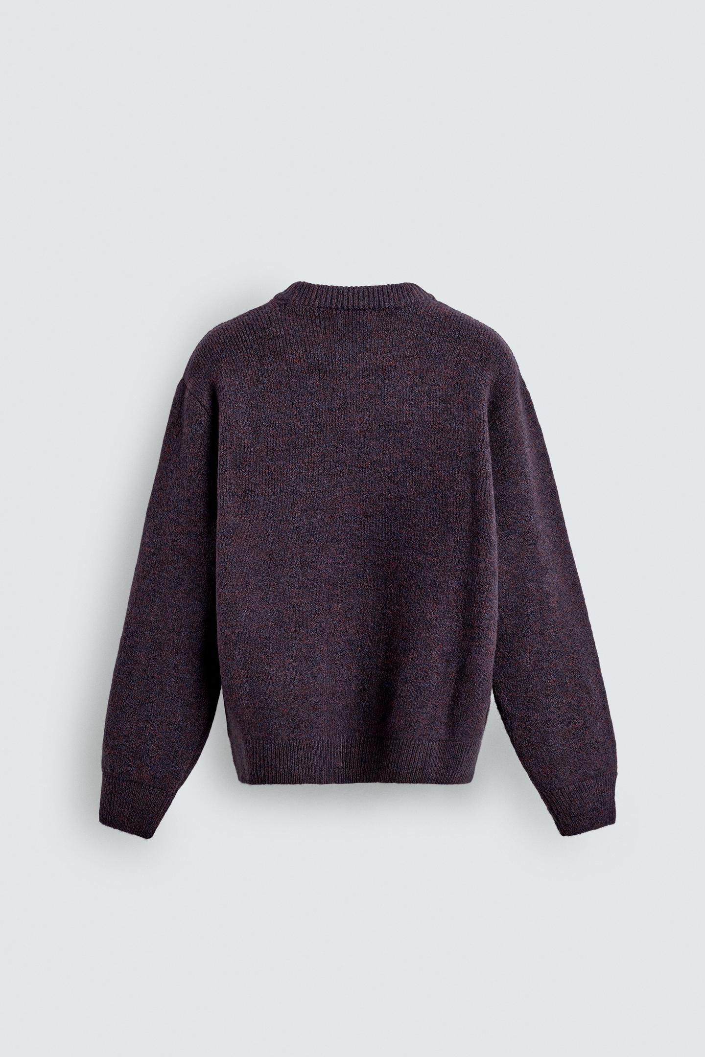 Kastenförmiger Strickpullover