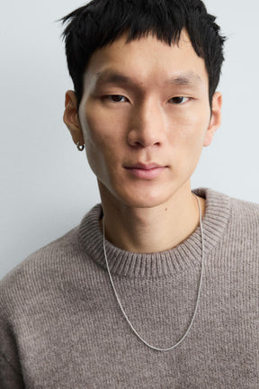 Kastenförmiger Strickpullover