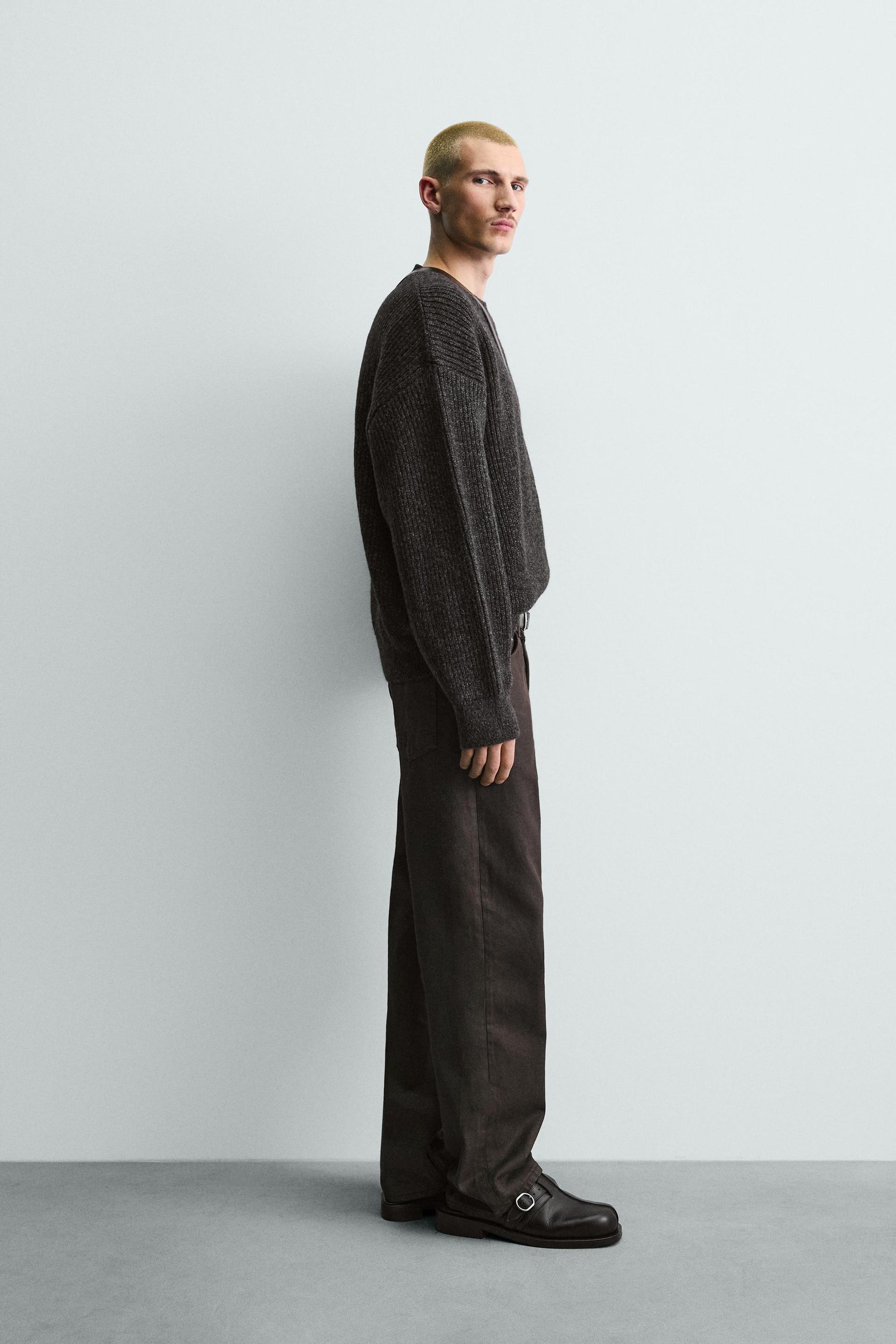 Textured Knit Pullover