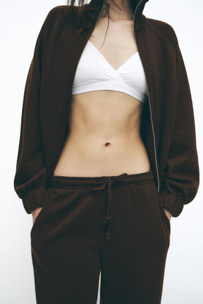 Weiches Sweatshirt mit Reißverschluss