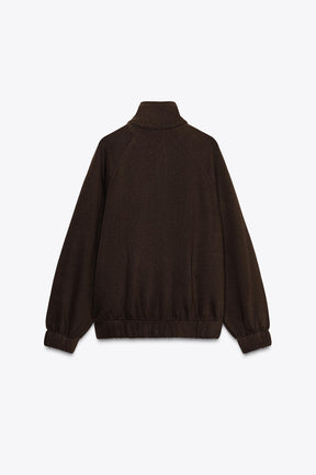 Weiches Sweatshirt mit Reißverschluss