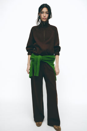 Weiches Sweatshirt mit Reißverschluss