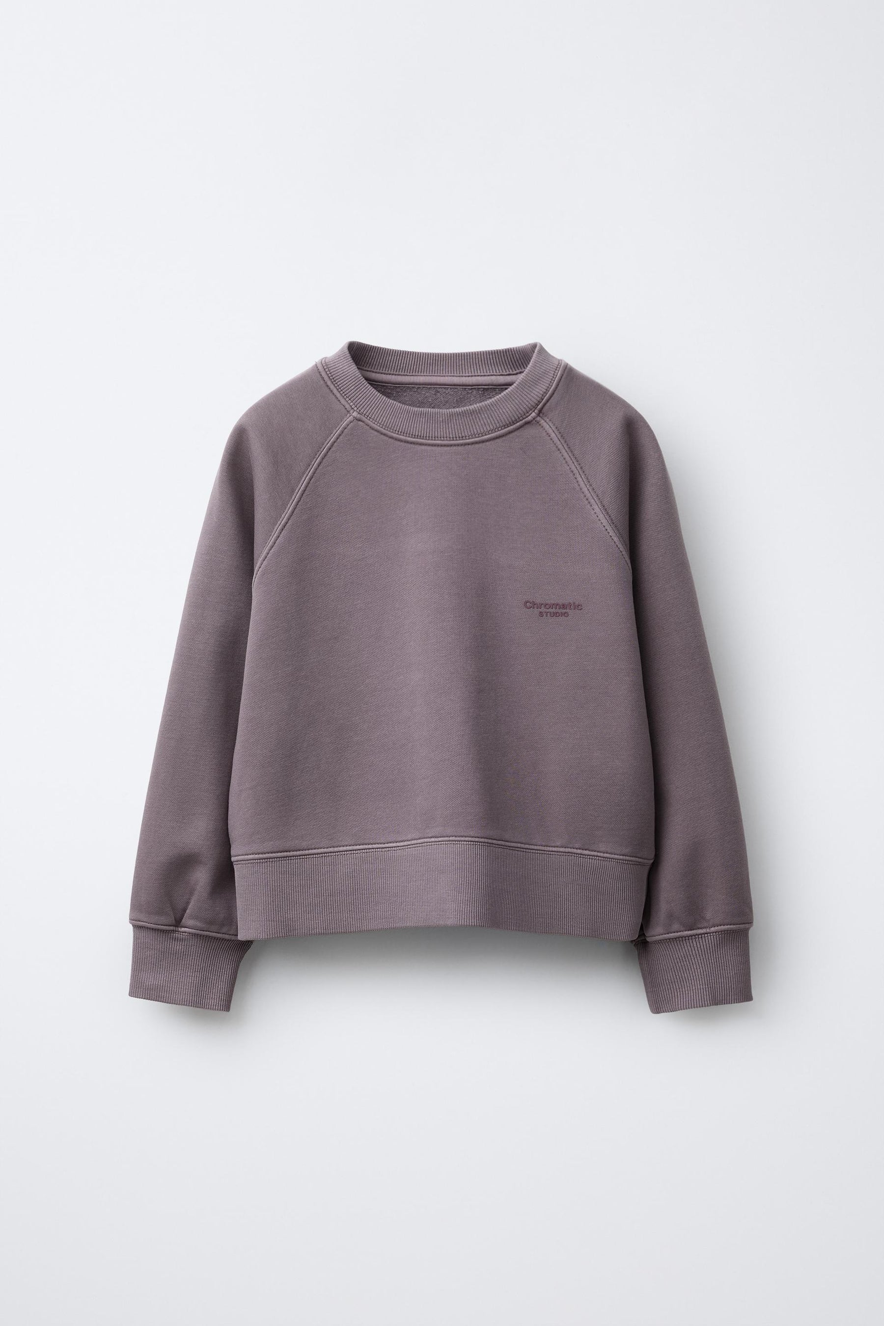 WASHED-EFFECT SLOGAN SWEATSHIRT - Image 3