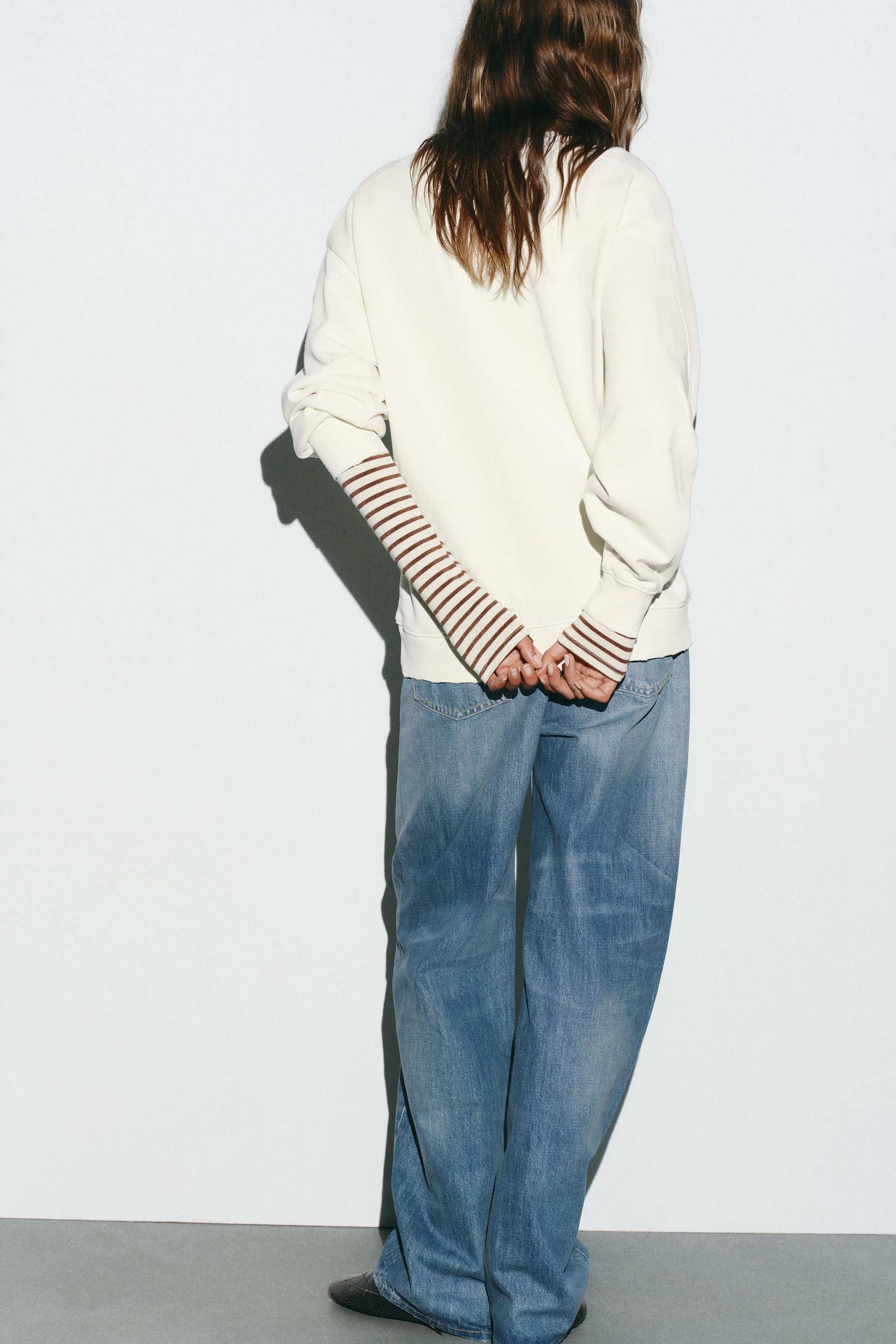 Gewaschenes Snoopy Peanuts Sweatshirt