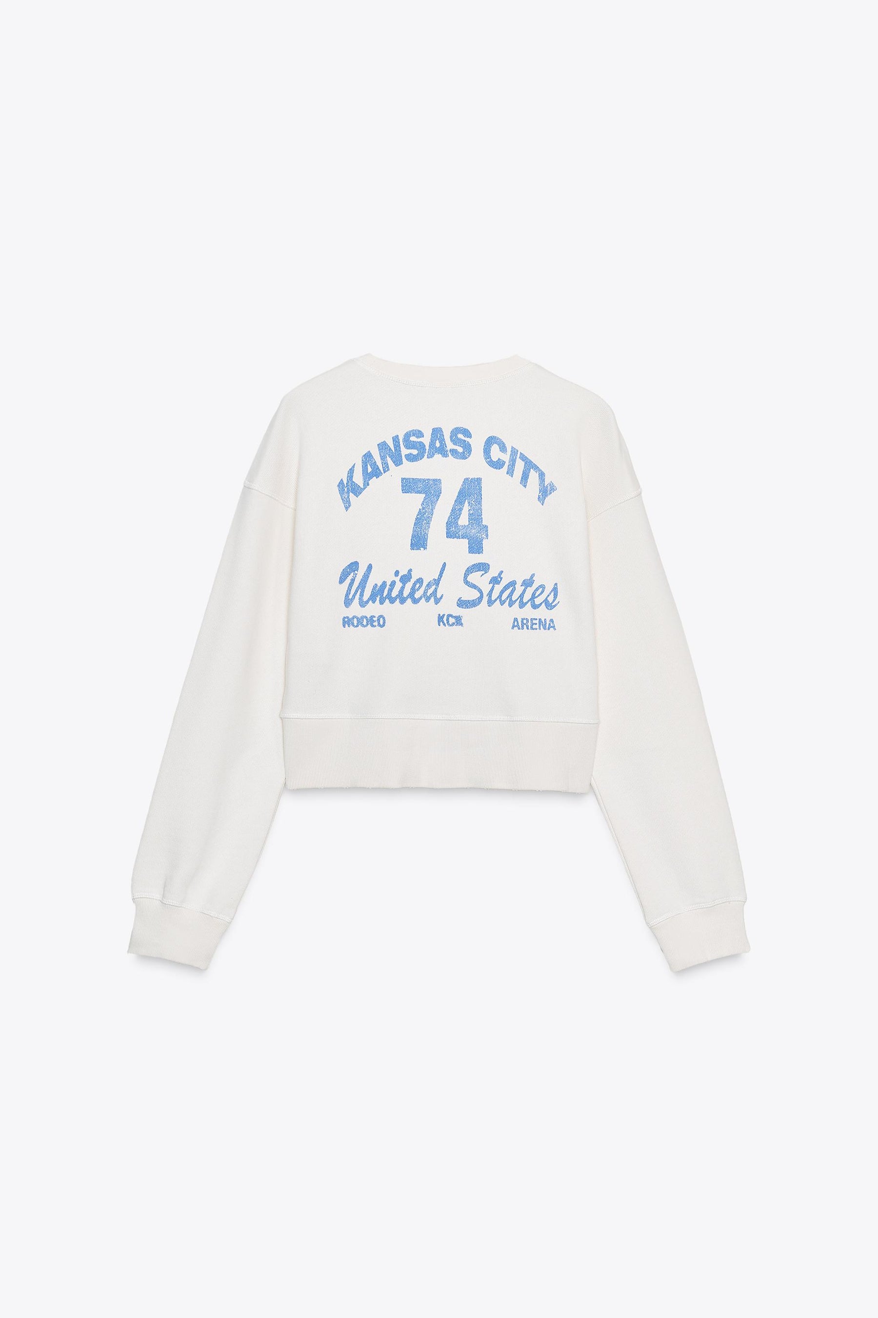 Kurz geschnittenes Sweatshirt