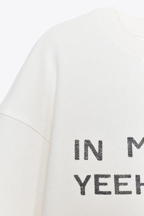 Kurz geschnittenes Sweatshirt