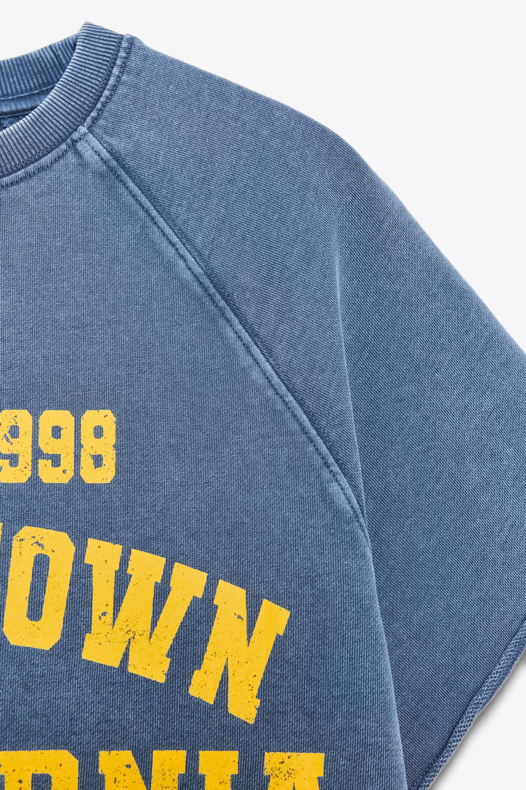 PLÜSCHGEWASCHENES SWEATSHIRT