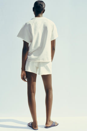 GEWASCHTES PLÜSCH-SWEATSHIRT