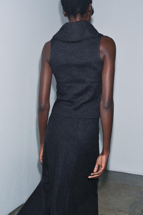 Weiches Rippstrick-Top