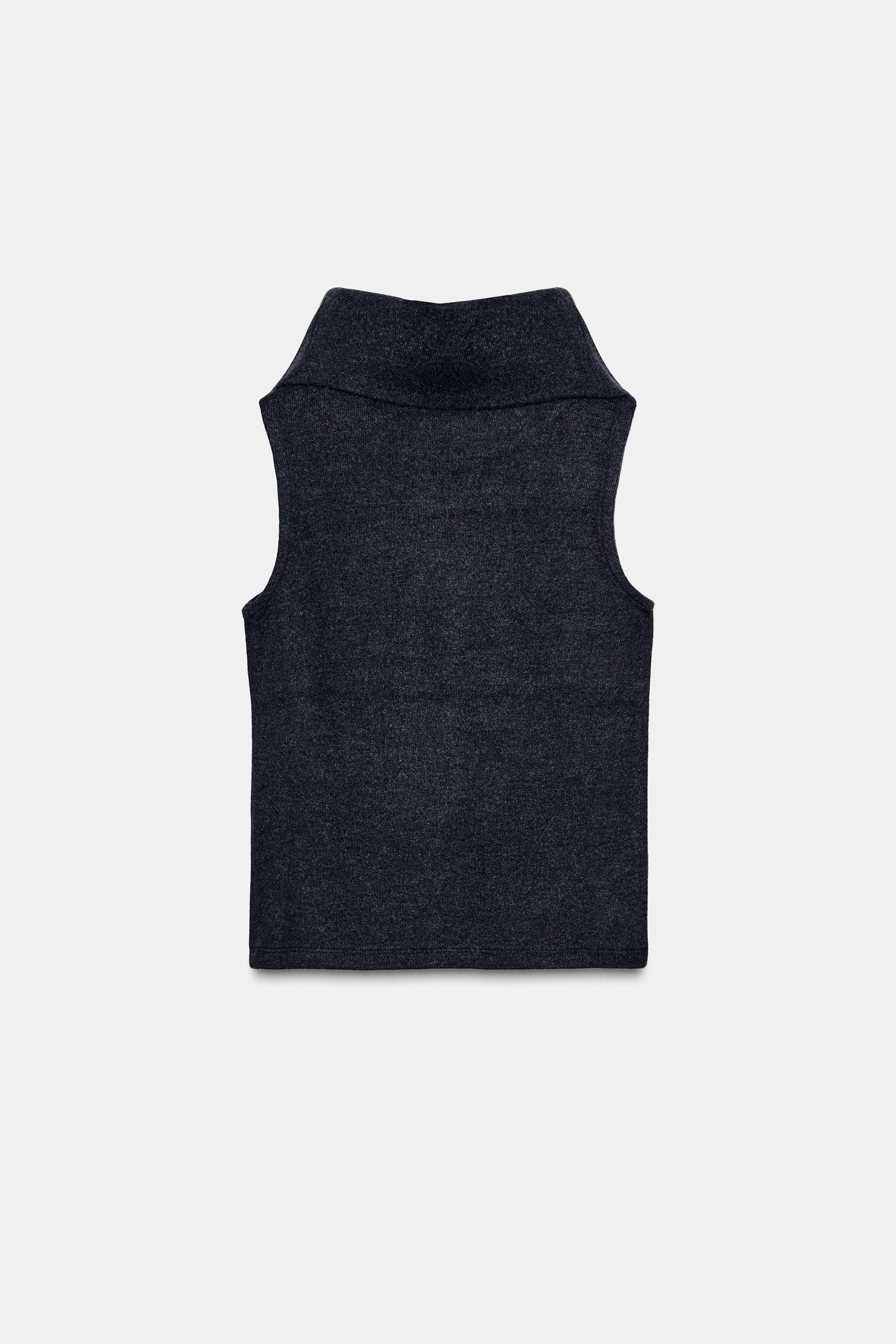 Weiches Rippstrick-Top