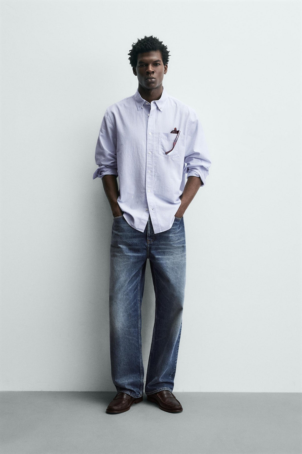 Textured Oxford Shirt