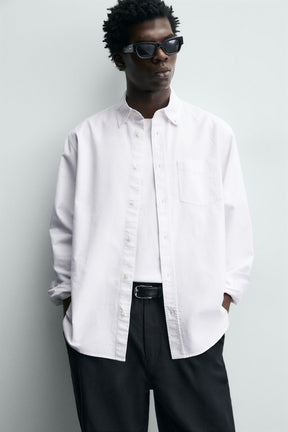 Textured Oxford Shirt