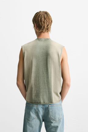 WASHED KNIT TANK TOP - Image 3