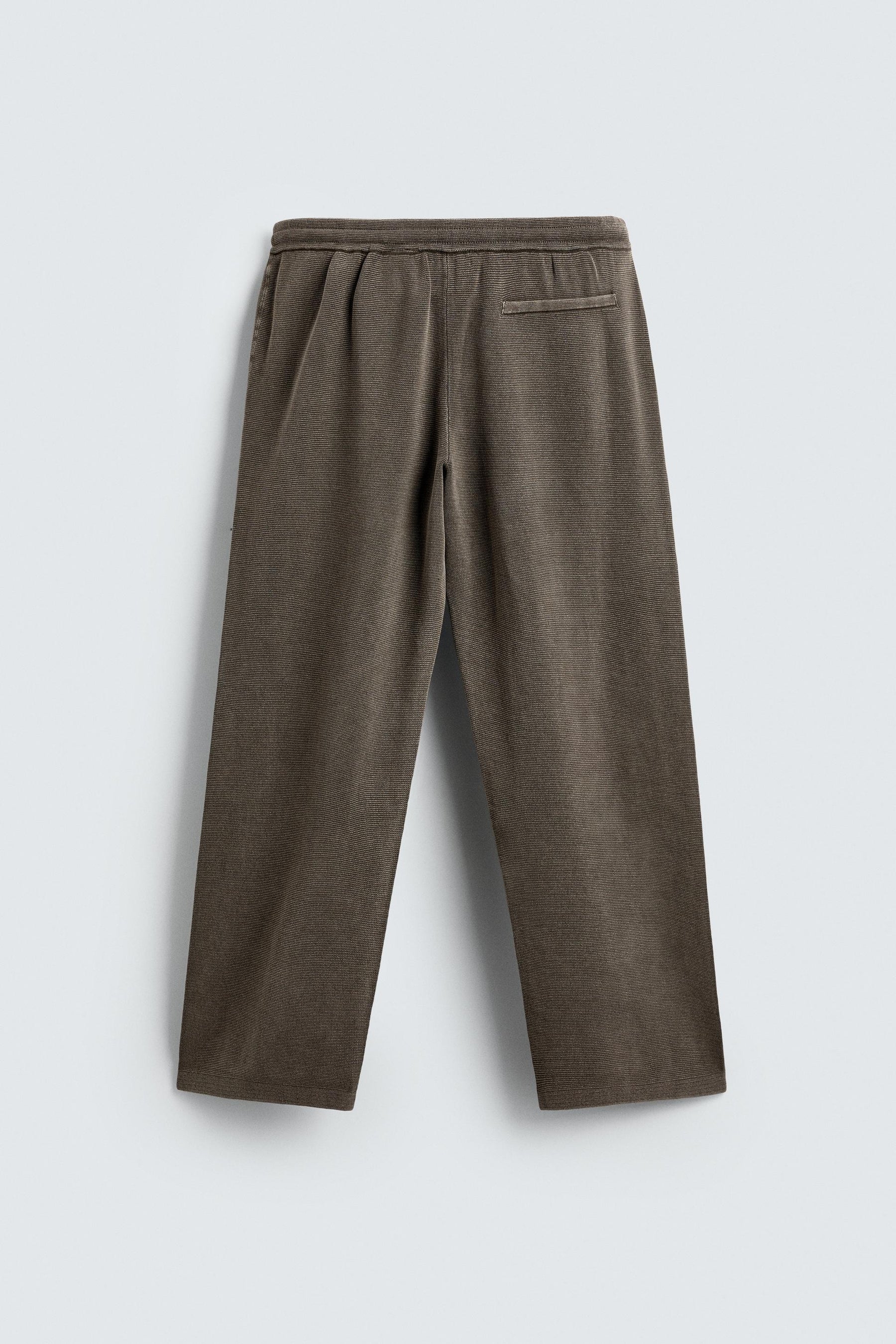TEXTURED KNIT TROUSERS - Image 8